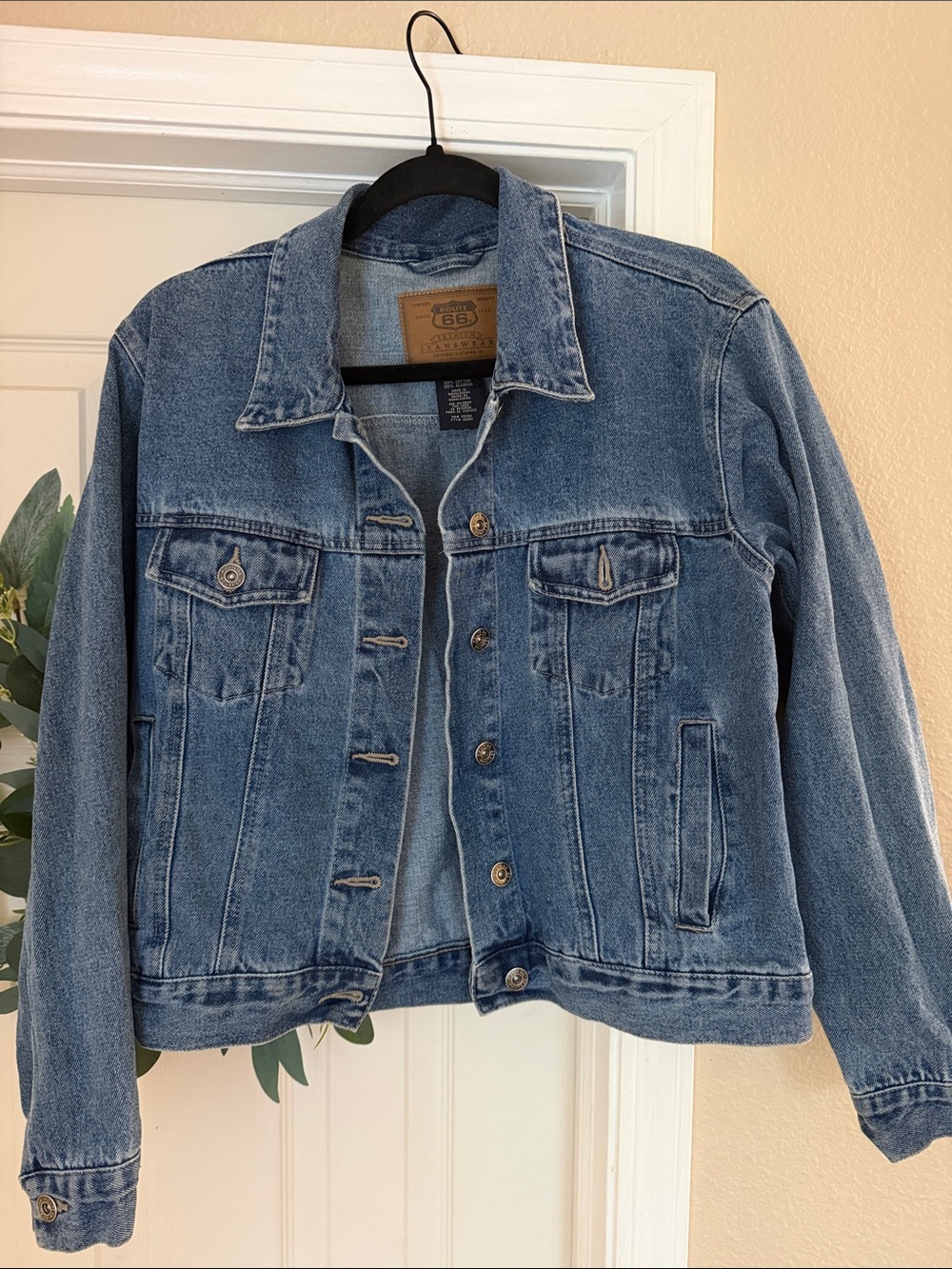 Route 66 Vintage blue denim jacket